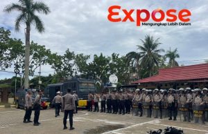 Polresta Pontianak Gelar Latihan Parsial Pengendalian Massa