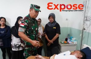 Wujud Empati dan Pastikan Penanganan Kasus Terus Berjalan, Pangdam XII/Tpr Jenguk Ojek Online Korban Pemukulan