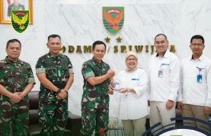 Pangdam II/Sriwijaya terima audiensi Perum Bulog Sumsel Babel