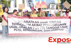 Aksi “Draw the Line” di Semarang: Seruan Rakyat Lawan Polusi dan PLTU
