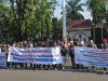 Aksi Unjuk Rasa Masyarakat Desa Arahan kabupaten lahat