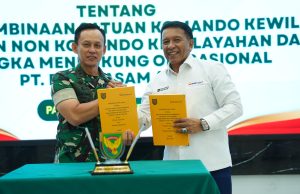 Pangdam II/Sriwijaya Resmi Teken Kerjasama Dengan PT Bukit Asam