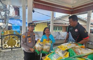 Polsek Sungsang Sukses Distribusikan Gerakan Pangan Murah