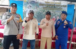 Polairud Banyuasin Dukung Panen Raya Jagung di Muara Sugihan