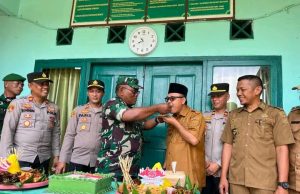 Camat Kades dan Kapolsek Sambangi Koramil 430/02