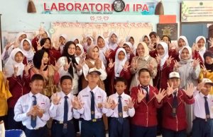 SMP Negeri 8 Lahat Giat Pelantikan OSIS Masa Bhakti 2025–2026