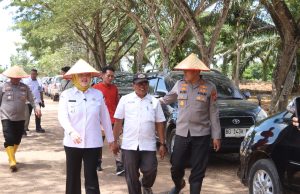 Kapolres Banyuasin Pimpin Penanaman Jagung Serentak Kuartal IV