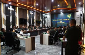 Pangdam II/Sriwijaya Pimpin Taklimat Awal Tim Pengawasan Audit Kinerja Itjenad TA 2025
