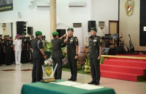 Pangdam II/Sriwijaya Pimpin Upacara Serah Terima Jabatan