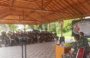 Kajasdam ll/Sriwijaya Komitmen Kembangkan Beladiri Prajurit