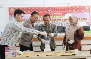Satresnarkoba Polres Lahat Melaksanakan Pemusnahan barang bukti