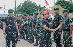 Aswas Wadanpusterad Kunjungi Yon TP Kodam II/Sriwijaya