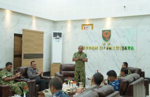 Audiensi Kabacadnas Kemhan RI dengan Pangdam II/Swj