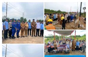 Bersama Stakeholder dan Institusi TNI-Polri Camat B,A ll Sambut Kunker DPR RI di Sungsang