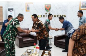 Pangdam II/Sriwijaya Terima Audiensi Kepala BNNP Sumsel