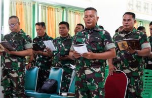 Jelang HUT TNI ke 80, Kodam II/Sriwijaya Gelar Doa Lintas Agama