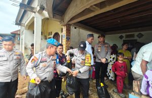 Polsek Tanjung Lago Giat Baksos Sambangi Korban Kebakaran