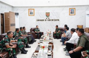 Kawal Penertiban Sumber Daya Alam, Pangdam II/Sriwijaya Terima Audiensi Satgas PKH Wilayah Sumsel