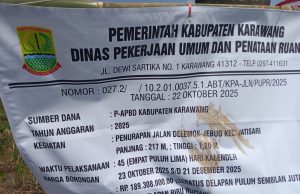 Proyek penurapan Jalan Delemok, Jebug di Kecamatan Jatisari yang biaya APBD, Kembali Menjadi Sorotan Tajam, CV Ciwulan Bangkit nilai kontrak Rp189.308.000 Diduga Asal Jadi dan Tanpa Pengawasan Teknis yang layak