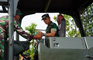 Pangdam II/Sriwijaya Ground Breaking Lapangan Parade dan Kompleks Gudang Terpadu.