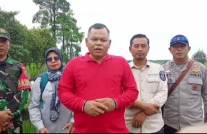 Forkopimcam Air Salek Cek Lokasi Banjir di Margo Sari Desa Bintaran