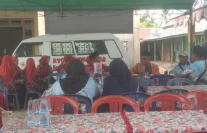 Bersama PGRI, Baddogers Air Salek Giat Baksos Donor Darah Suka Rela