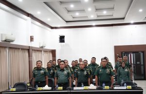 Kodam II/Swj Gelar Rapat Evaluasi Progjagar Semester II