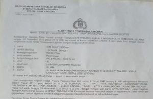 Penganiaya Istri Almarhum Ketua SMSI Musi Rawas Akui Perbuatannya