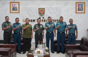 Pangdam ll Swj Terima Audiensi Danlanal Palembang