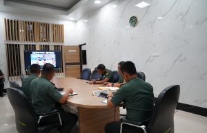 Pangdam ll/Sriwijaya Ikuti Rakor Apel Kesiapan Bencana