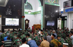 Gelar Doa Bersama Prajurit Kodam ll/Swj Siaga Sambut Pergantian Tahun