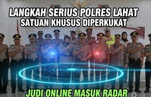 Langkah Serius Polres Lahat: Satuan Khusus Diperkuat, Judi Online Masuk Radar
