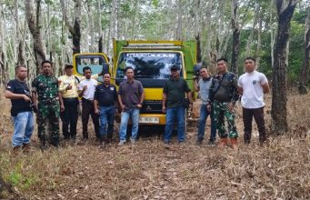 Satgas Penguatan Binter SKK Migas Koramil Sungai Lilin Tangkap Truk dan Alat Ilegal