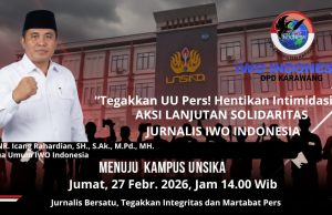 Instruksi Ketua Umum IWOI Terbit, Seluruh Anggota Diminta Hadiri Aksi Lanjutan di UNSIKA
