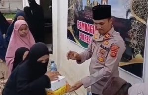 Polsek Sungsang Gelar Kegiatan Berbagi Takjil dan Buka Bersama di Ponpes Adz Dzikro