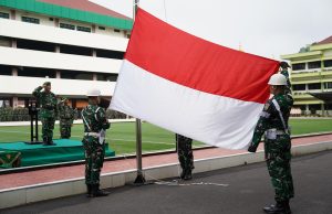 Kodam II/Sriwijaya Gelar Upacara Bendera Mingguan