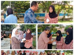 SMP Negeri 8 Lahat,Bagi kan 24 Paket Zakat