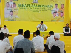 Ketua Baznas Sukabumi Buka Puasa Bersama Sekaligus Santunan Anak Yatim