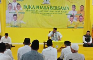 Ketua Baznas Sukabumi Buka Puasa Bersama Sekaligus Santunan Anak Yatim