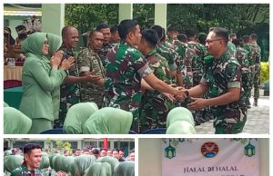 Sambut Idul Fitri, Korem 044 Giat Halal Bihalal