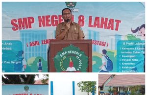 Halal bihalal SMP Negeri 8 Lahat Penuh Kasih