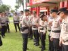Suasana Kekeluargaan Apel Pagi Halal Bihalal Polres Banyuasin