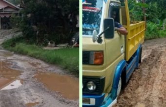 Seakan Alergi Aspal, Jalan Penghubung Empat Desa di Kecamatan Nyalindung Cijangkar,Bojongkalong,Bojongsari dan Sukamaju Luput Dari Perhatian Pemkab Sukabumi