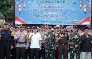 1.756 Personel Gabungan Amankan Mudik Lebaran, Polres Karawang Gelar Operasi Ketupat Lodaya 2026