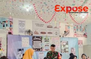 Kawal Pendistribusian Makan Bergizi Gratis, Babinsa Roban Hadir di Tengah Pelajar.