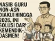 Guru Non ASN Hanya Boleh Mengajar di Sekolah Negeri Hingga Desember 2026