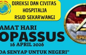 Jajaran Direksi dan Civitas RSUD Sekarwangi Sukabumi Ucapkan Selamat Hari Jadi Kopassus