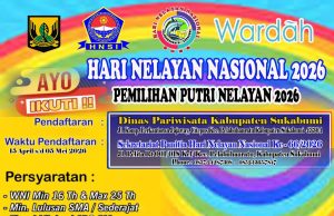 Gelar Ajang Pemilihan Puteri Nelayan 2026,Panitia Hari Nelayan Nasional(HNN)Gandeng Dinas Pariwisata Sukabumi
