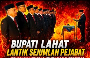 Bupati Lahat Lakukan Pelantikan Sejumlah Pejabat