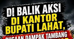 Puluhan Massa GRPK RI Gelar Aksi di Halaman Kantor Pemkab